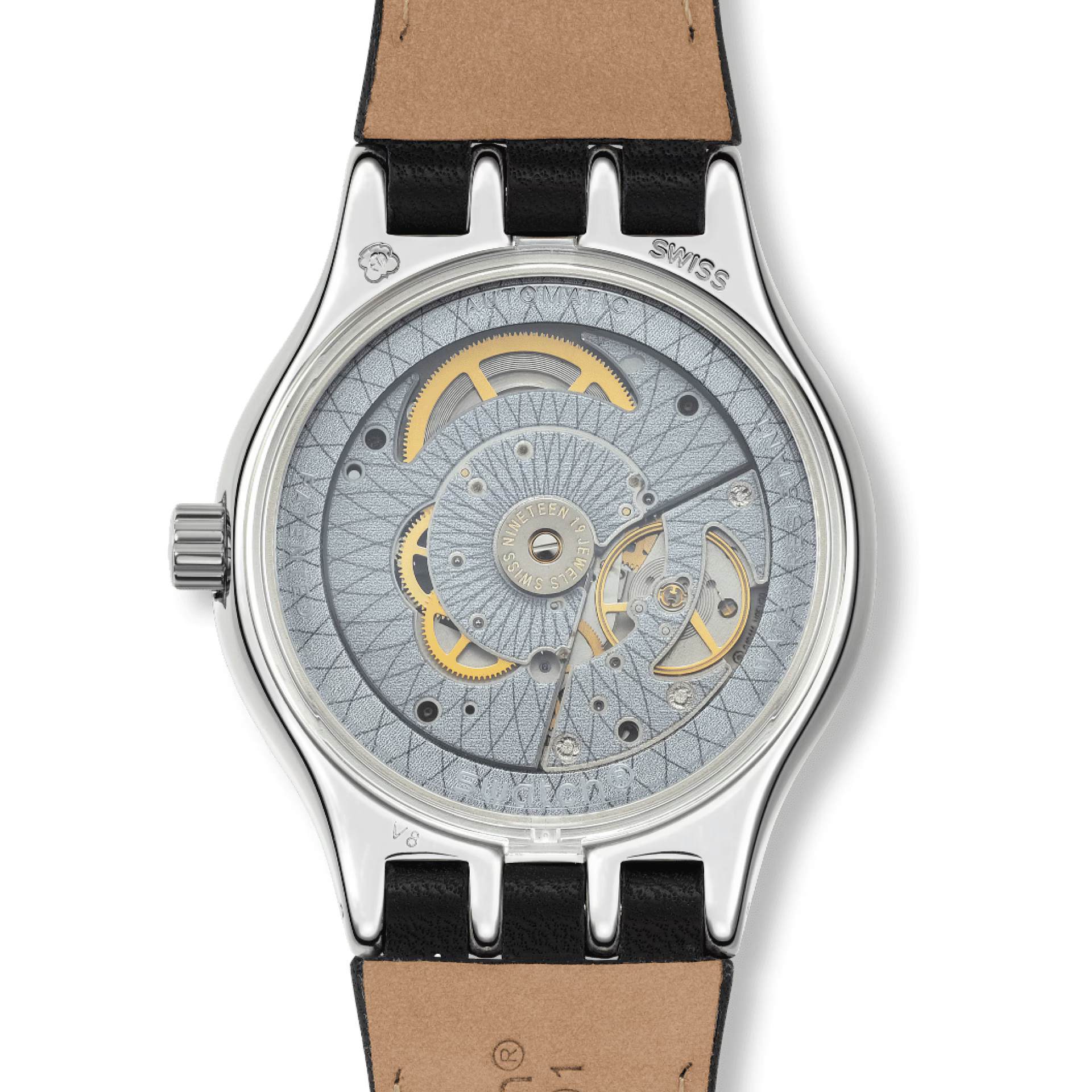 Swatch Irony SY23S400 Petite Seconde Black – Vista retro orologio acciaio nero – SWATCH
