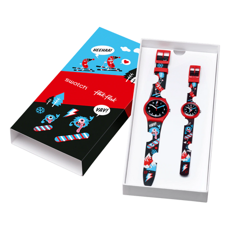 Swatch e Flik Flak Time Together Set SZS38 – Set orologio adulto e bambino, edizione speciale – CICCO Gioielleria