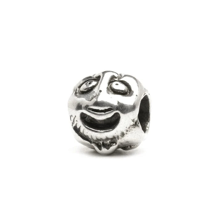 Trollbeads Facce TAGBE-10046 – Bead iconico in argento 925 di Søren Nielsen – CICCO Gioielleria