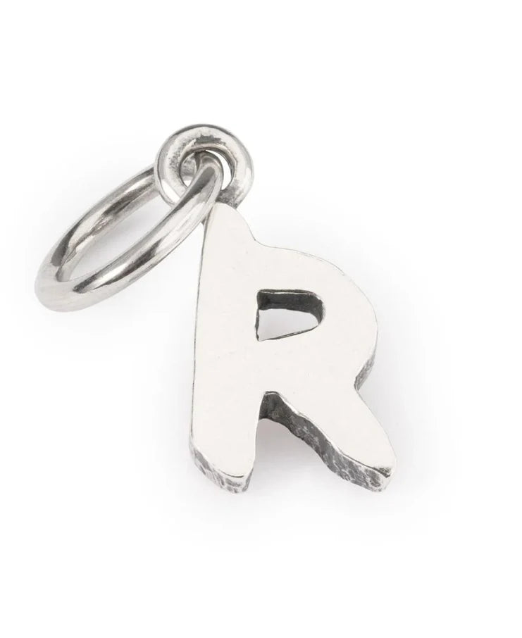 Trollbeads Lettera R TAGBE-20287 – Bead pendente iniziale in argento 925 – CICCO Gioielleria