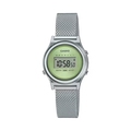 Casio Vintage LA700WEM-3AEF orologio digitale donna cassa tonda maglia Milano verde