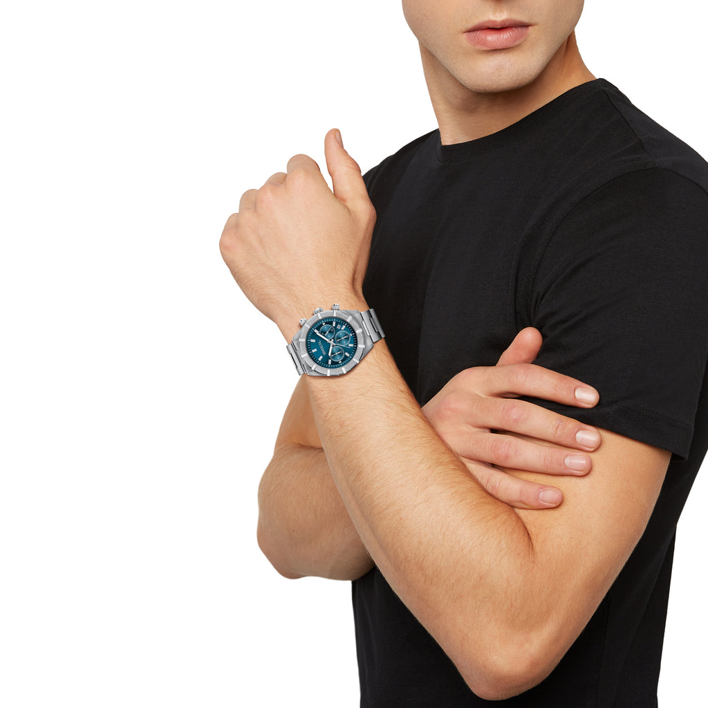 Orologio Breil B 12H TW2022 – Indossato al polso – Cronografo uomo 42mm da Cicco Gioielleria