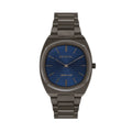 Breil BSW6.5 TW2062 | Orologio Uomo Slim 6,5mm Acciaio Gun Quadrante Blu Rigato 38mm Vista Frontale | Gioielleria CICCO
