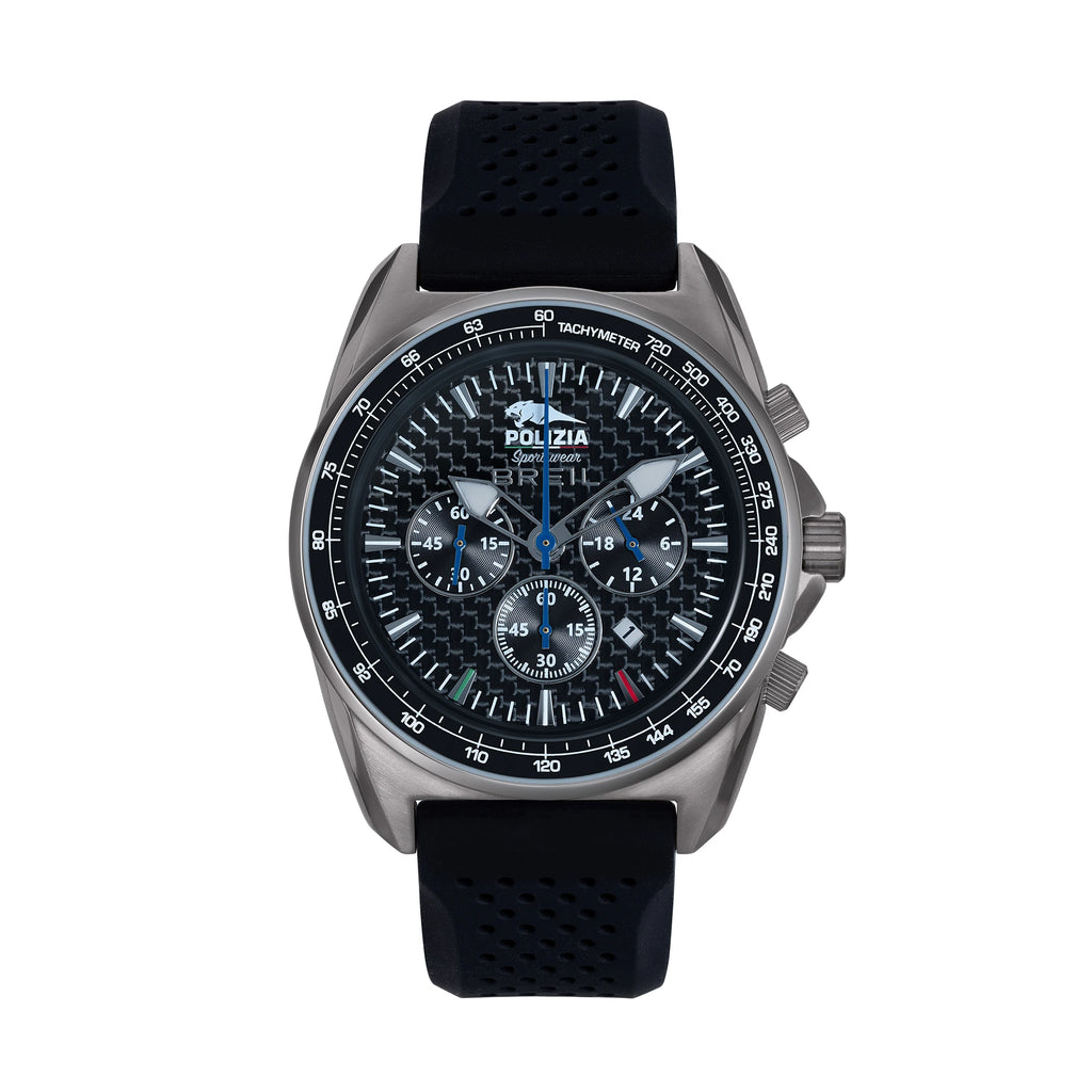 Orologio Breil TW2094 Polizia Sport Titanium – Primo piano quadrante – Cronografo uomo da Cicco Gioielleria