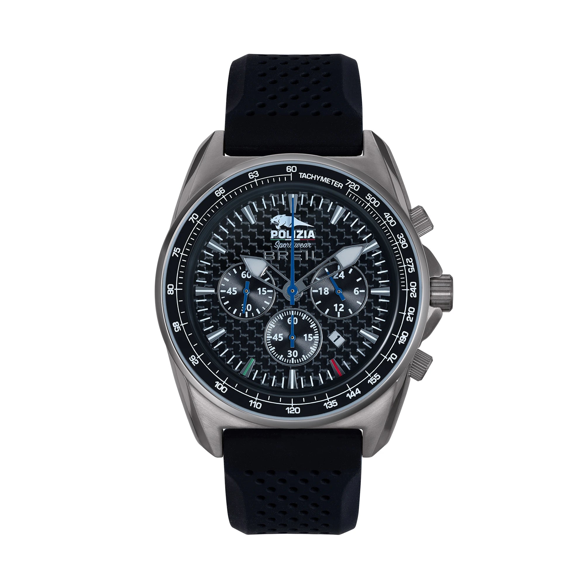 Orologio Breil TW2094 Polizia Sport Titanium – Primo piano quadrante – Cronografo uomo da Cicco Gioielleria