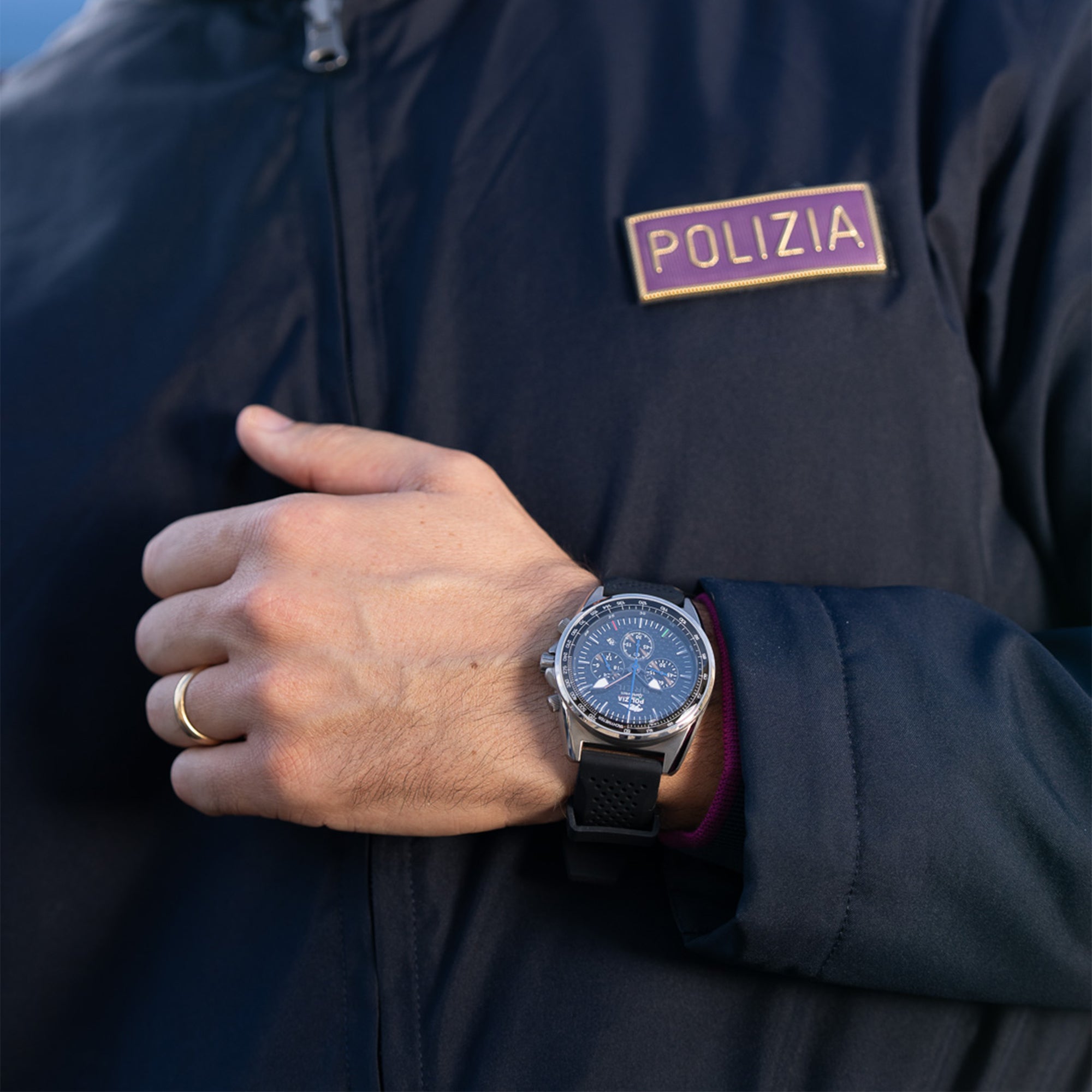 Orologio Breil TW2094 Polizia Sport Titanium – Indossato al polso – Cronografo uomo da Cicco Gioielleria