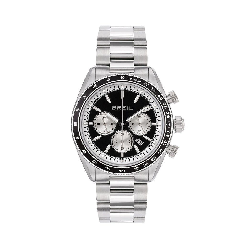 Breil Vanguard TW2010 | Cronografo Uomo Scala Tachimetrica Quadrante Nero Luminous 43mm Vista Frontale | Gioielleria CICCO