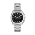 Breil Retrofuture TW2129 | Cronografo Uomo Quadrante Nero Pattern Rigato Luminous 10 ATM Vista Frontale | Gioielleria CICCO
