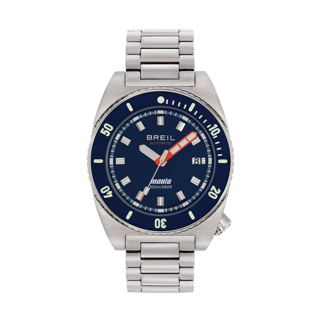 Breil Manta Seeker TW2180 | Orologio Automatico Diver Uomo Miyota 8215 300 Metri 42mm Vista Frontale | Gioielleria CICCO
