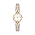 Orologio donna Breil Honey TW2200 bicolore con quadrante bianco e 12 cristalli