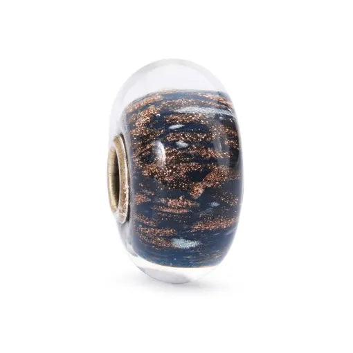 Trollbeads Specchio d'Acqua TGLBE-10266 – Bead in vetro sfaccettato con riflessi acquatici – Cicco Gioielleria