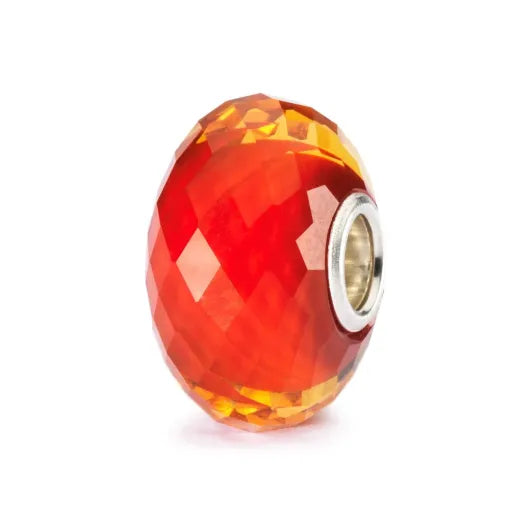 Trollbeads Zafferano Sfaccettato TGLBE-20007 – Bead in vetro di Murano da Cicco Gioielleria