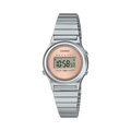 Casio Vintage LA700WE-4AEF orologio digitale donna cassa tonda 26mm rosa minimalista