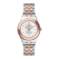 Swatch Irony YLS454GC Midimix – Orologio in acciaio Lady multicolore, vista frontale su sfondo bianco – CICCO Gioielleria