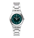 Swatch Irony YLS468GC Middlesteel – Orologio in acciaio Lady, vista frontale su sfondo bianco – CICCO Gioielleria