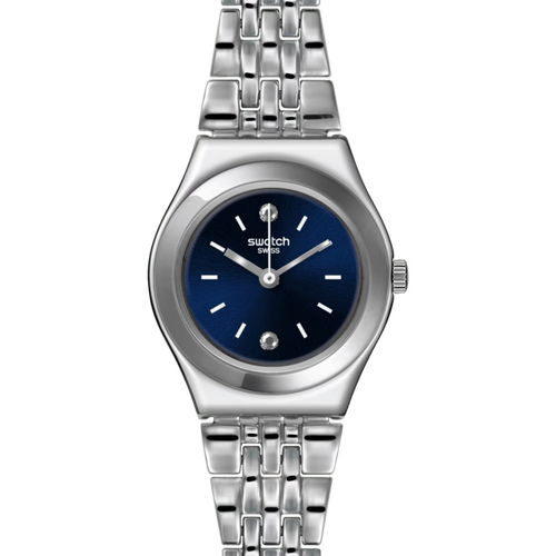 Orologio Swatch Irony Sloane YSS288G – Donna Acciaio Quadrante Blu – dettaglio quadrante