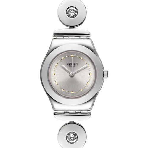 Orologio Swatch Irony Inspirance YSS317G – Donna Acciaio con Strass – dettaglio quadrante