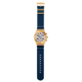 Swatch Irony YVG419 Captain's Dream – Orologio in acciaio verde, vista frontale su sfondo bianco – CICCO Gioielleria