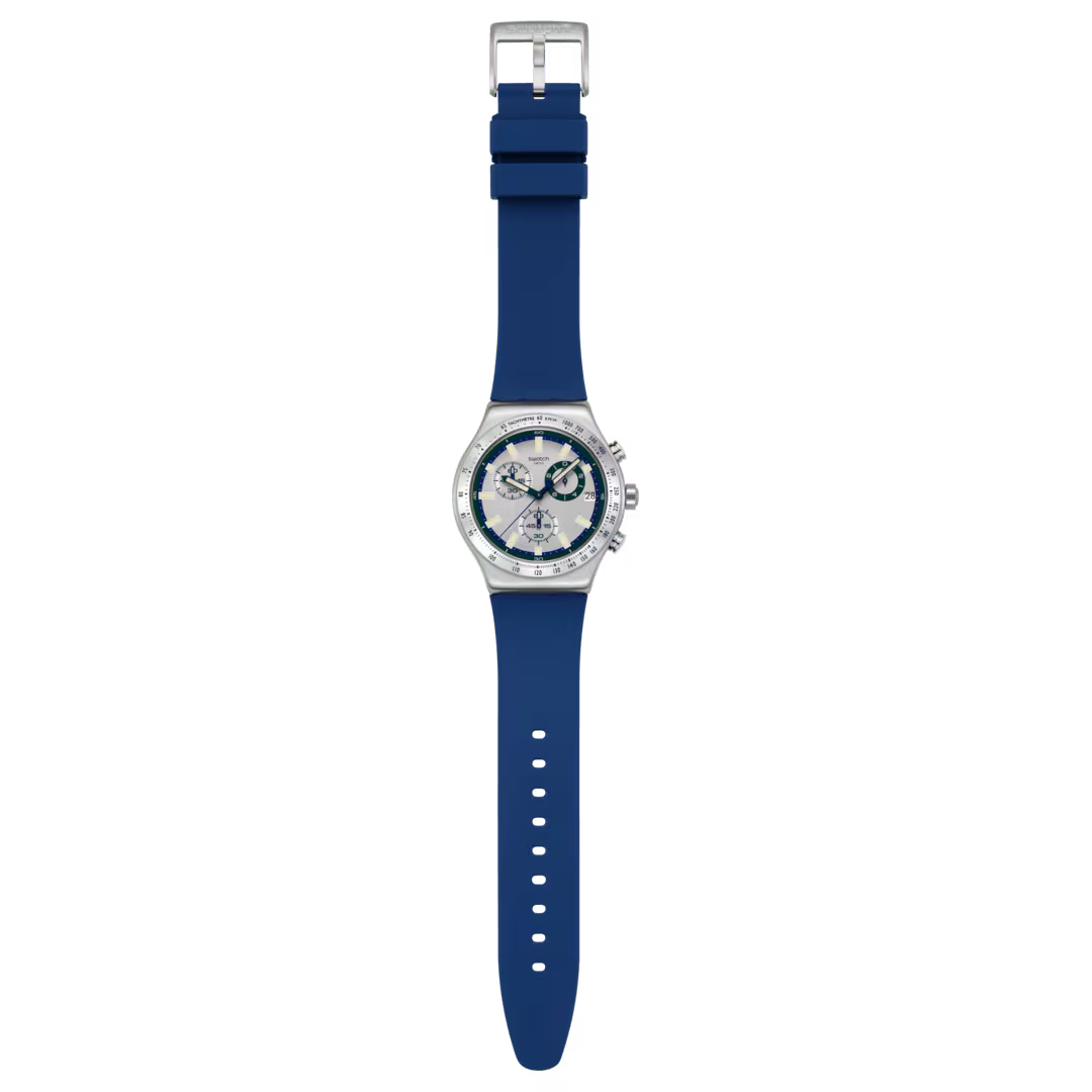 Orologio Swatch Uomo Chrono Blue Reflective YVS539 – vista prodotto
