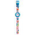 Orologio Flik Flak Once and Floral – vista frontale su sfondo bianco – orologio educativo Swiss Made per bambini – CICCO Gioielleria