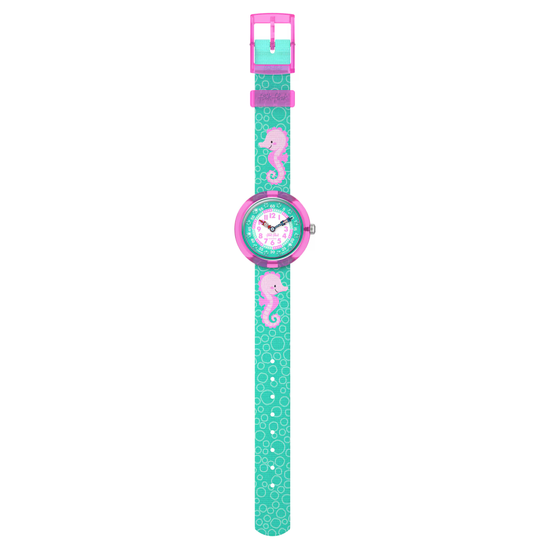 Orologio Flik Flak Bubbly Seahorse