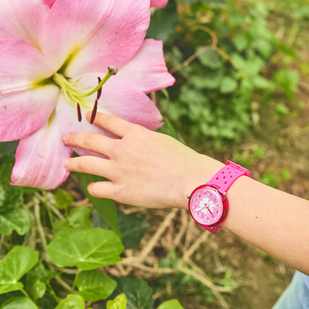 Orologio Flik Flak Fizz in Hibiscus