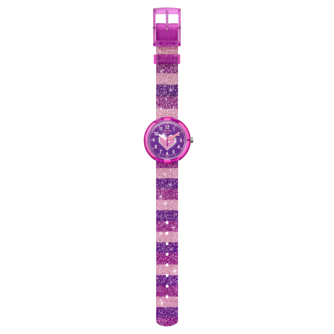 Orologio Flik Flak Stripy Glitter