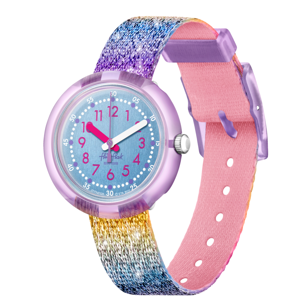 Orologio Flik Flak Shine in Rainbow