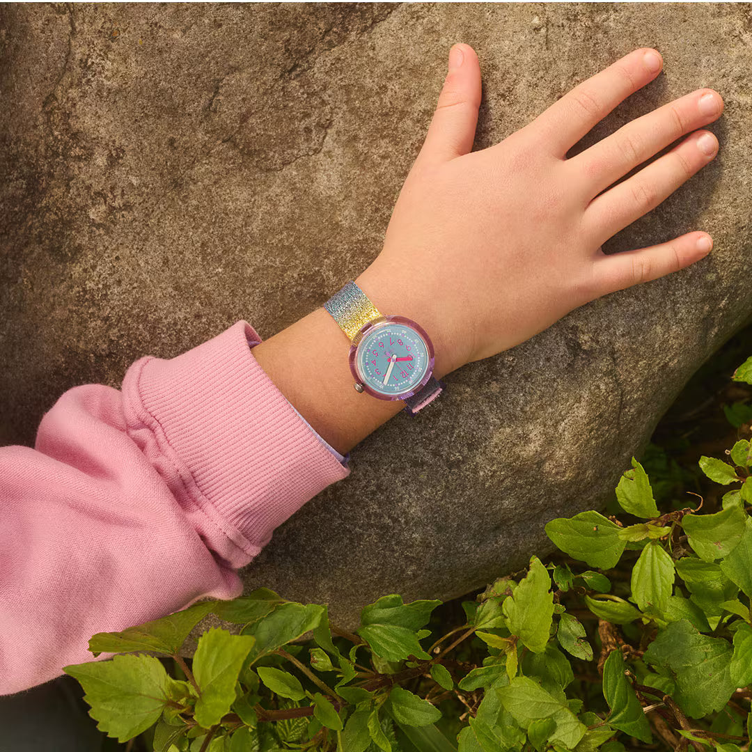 Orologio Flik Flak Shine in Rainbow