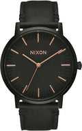 Orologio Nixon Porter Leather A1058-957 All Black Rose Gold – Cicco Gioielleria