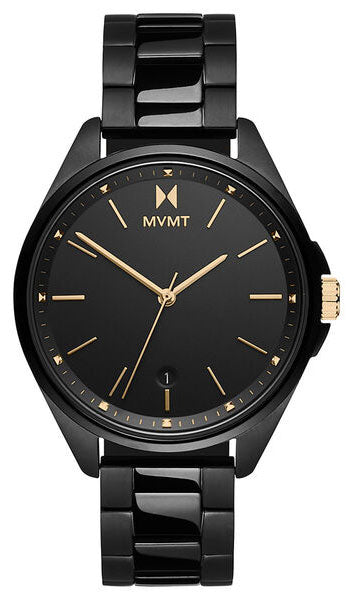 MVMT Coronada Black 28000006-D – Orologio donna 36mm total black accenti dorati
