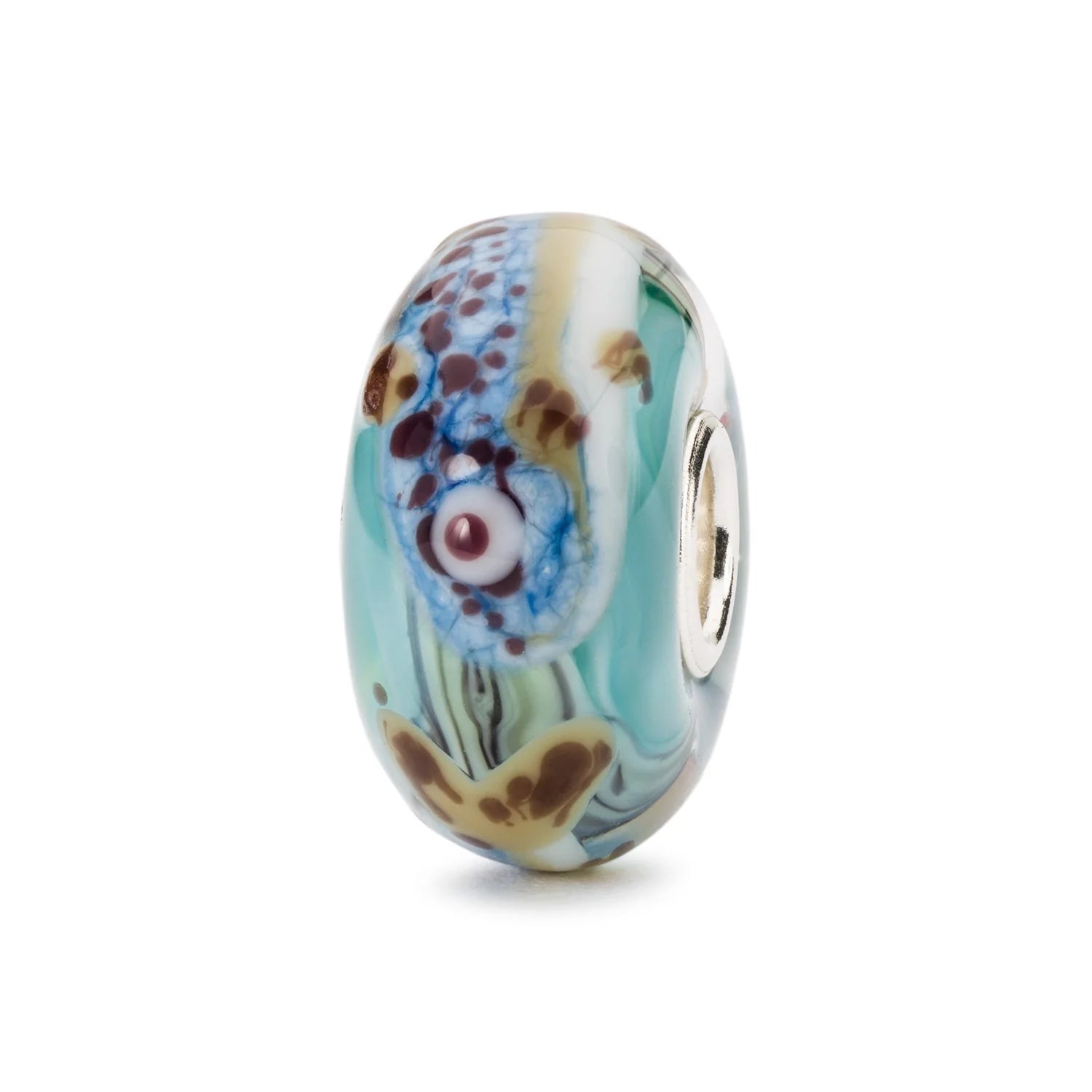 Trollbeads Salmone Coraggioso TGLBE-20277 – Bead Edizione Limitata Argento