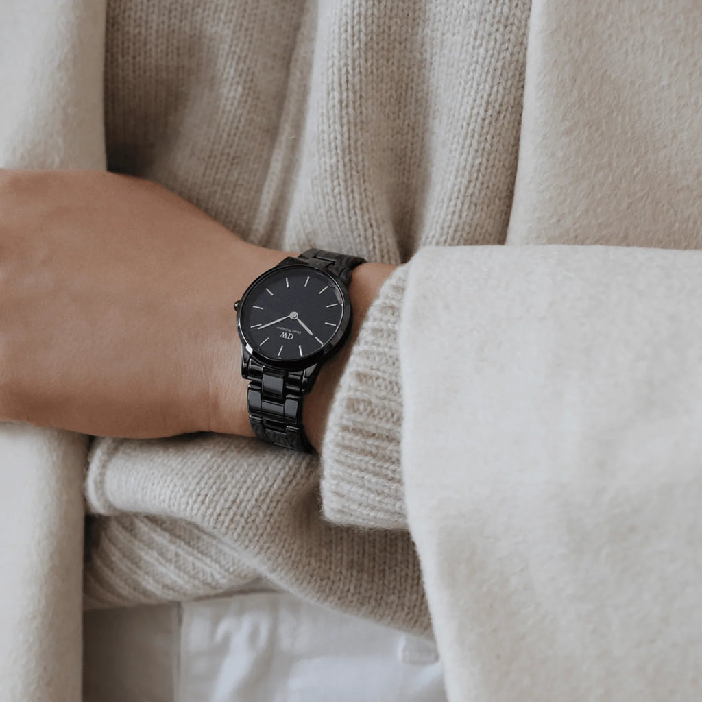 Orologio Daniel Wellington Iconic Link Ceramic – Indossato – Cicco Gioielleria