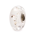 Trollbeads Diamante Bianco TGLBE-00069 – Bead in Vetro con Zirconi