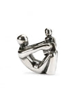 Trollbeads Nonno TAGBE-50020 – Bead in argento 925 con volto scolpito, simbolo di saggezza e legame tra generazioni