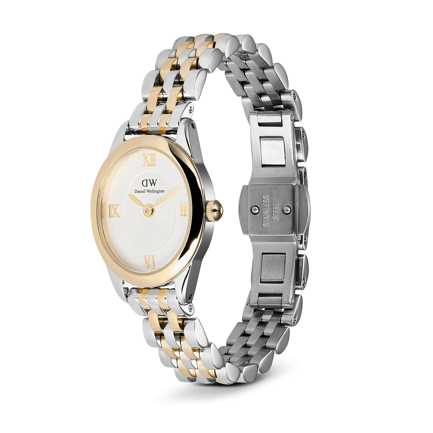 Orologio Daniel Wellington Ophelia Mini Two-Tone Gold – Vista laterale – Cicco Gioielleria