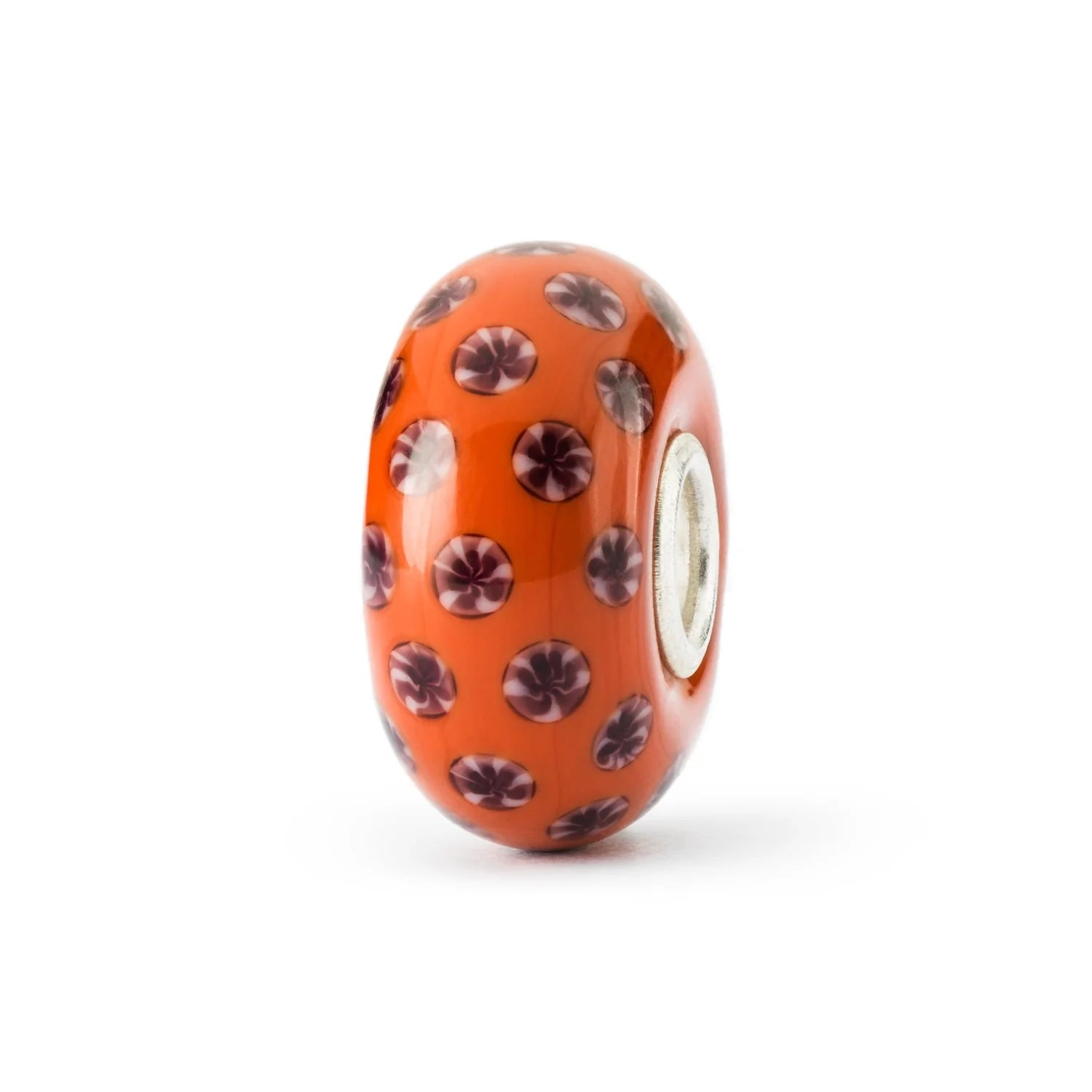 Petunia della Positività TGLBE-20309 – Bead Trollbeads Vetro Soffiato a Mano