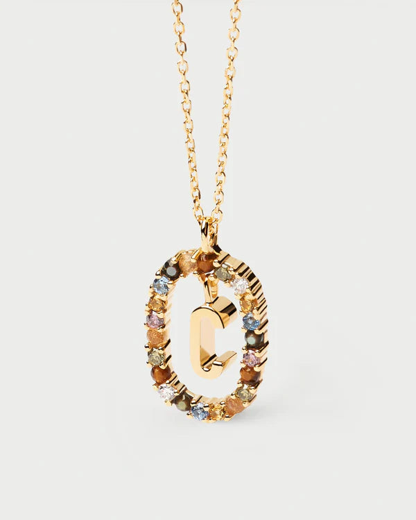 Collana PDPAOLA Lettera CO01-272 - variante lettera [C] su sfondo neutro