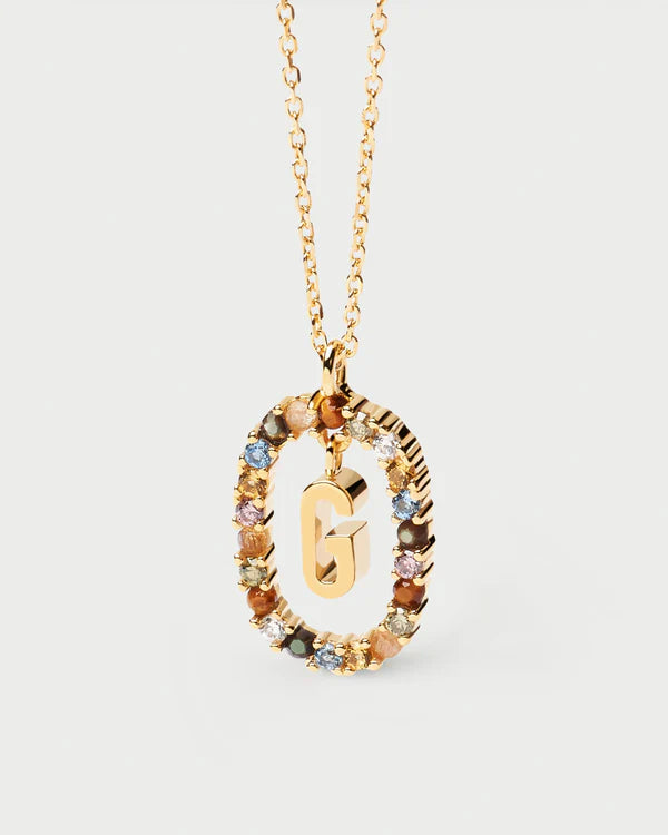 Collana PDPAOLA Lettera CO01-272 - variante lettera [G] su sfondo neutro