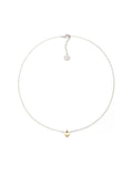 Collana Argento 925 Bicolore con Cuore – UNOAERRE da CICCO Gioielleria