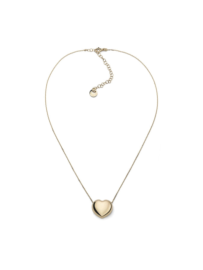 Collana Argento 925 Dorato con Cuore – UNOAERRE da CICCO Gioielleria

