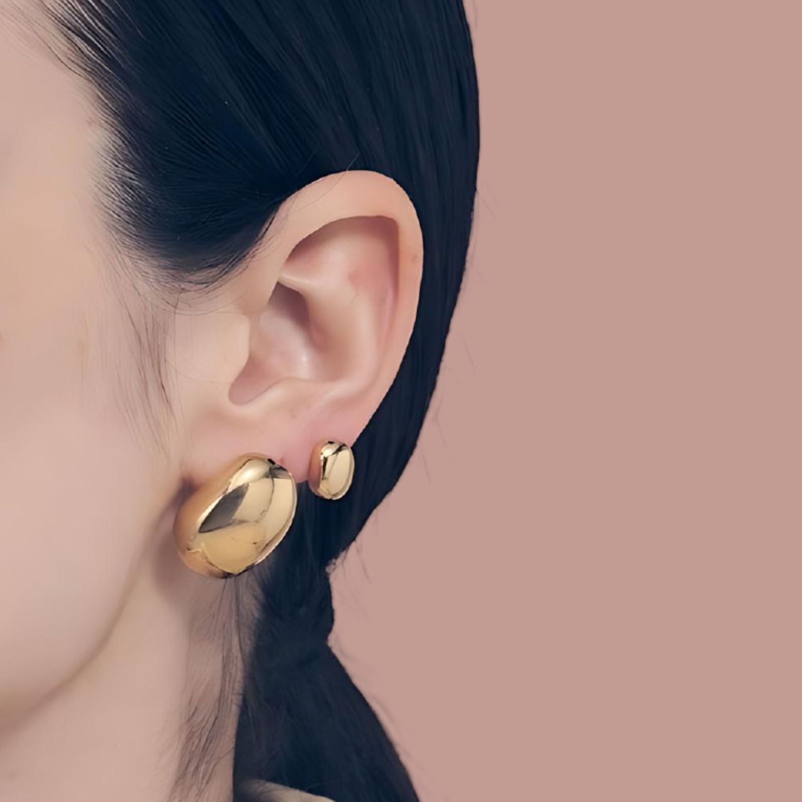 UNOAERRE ARGENTO - 6427 Orecchini in argento dorato mini Boule