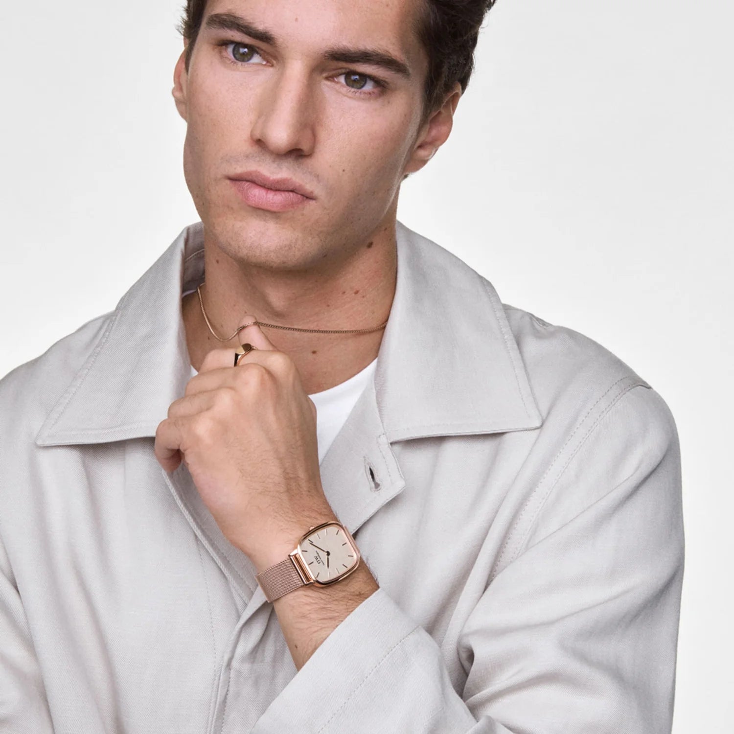 DW00100815 - Marlon Wire Linen Rose Gold