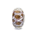 Trollbeads TGLBE-30030 Isola Deserta – Bead in vetro soffiato, Collezione Autunno 2018