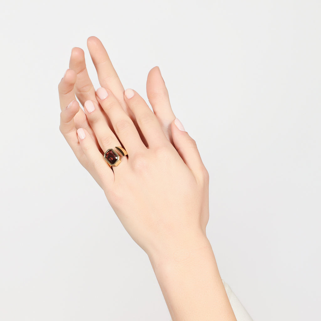 UNOAERRE - 2818 Anello Joya cristallo marrone