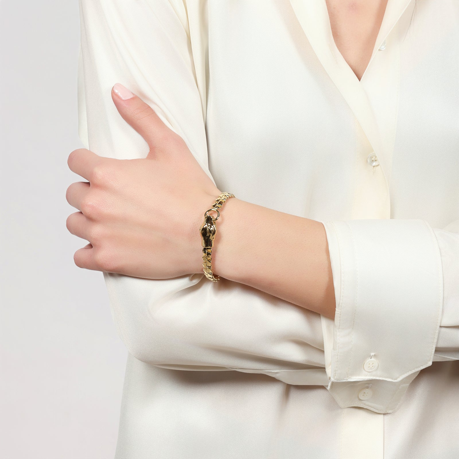 UNOAERRE - 2851 Bracciale con testa di serpente