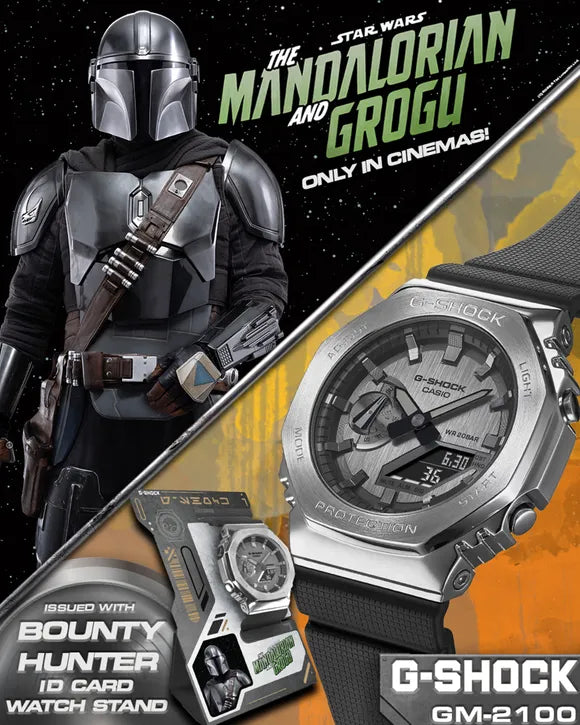 Casio G-Shock GM-2100-1AER edizione speciale The Mandalorian Star Wars orologio uomo acciaio inossidabile