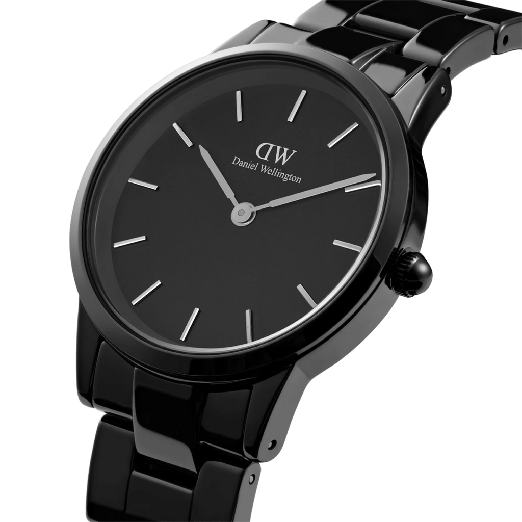 Orologio Daniel Wellington Iconic Link Ceramic – Vista laterale – Cicco Gioielleria