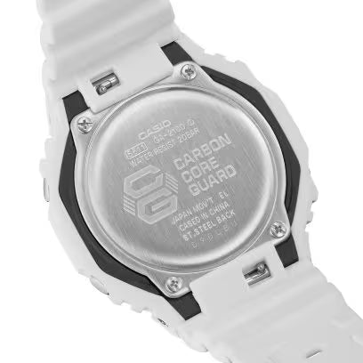 Orologio Casio G-Shock GA-2100-7A7ER Bianco –  Dettaglio Cassa – Orologio sportivo da Cicco Gioielleria