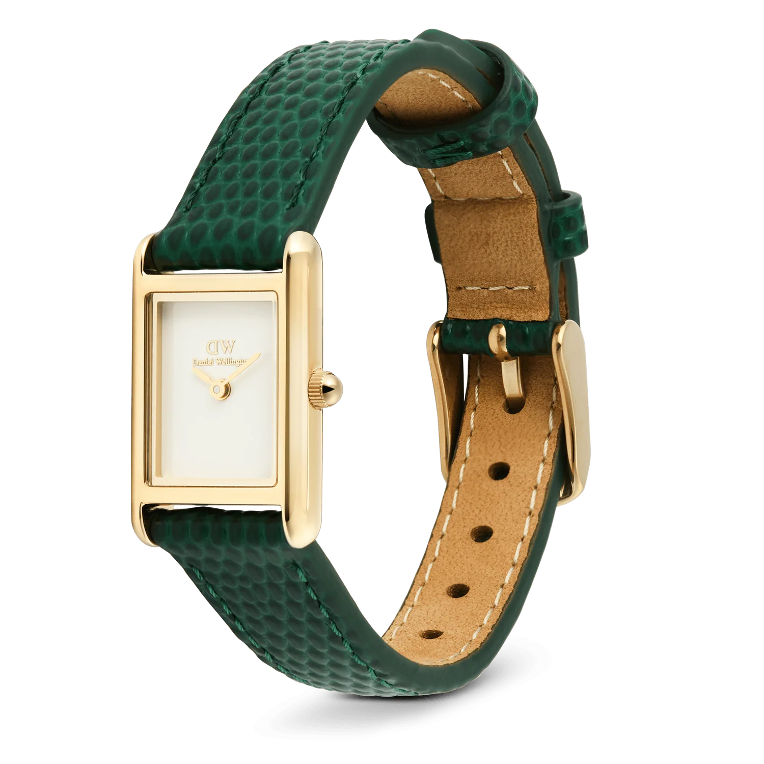 DW00100906 - Bound Mini Green Lizard Gold